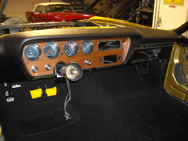 restored_dash_pad_and_steering_column_assembly